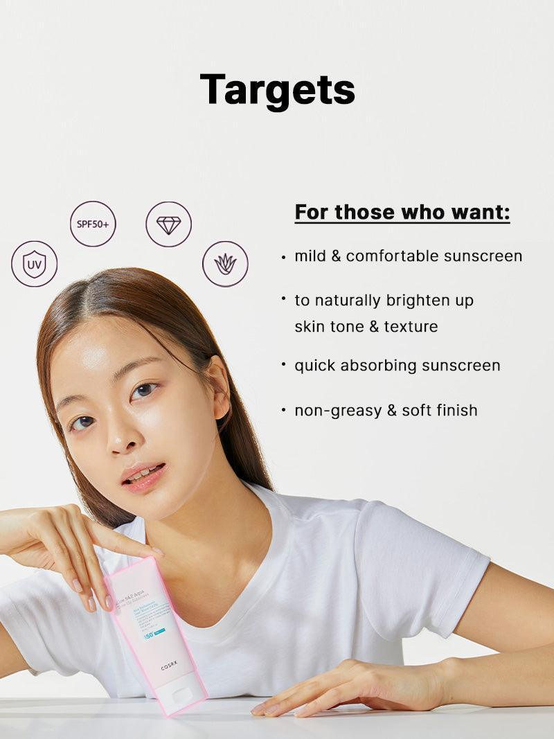 COSRX - Aloe 54.2 Aqua Tone - Up Sunscreen (Original) - Zambeel