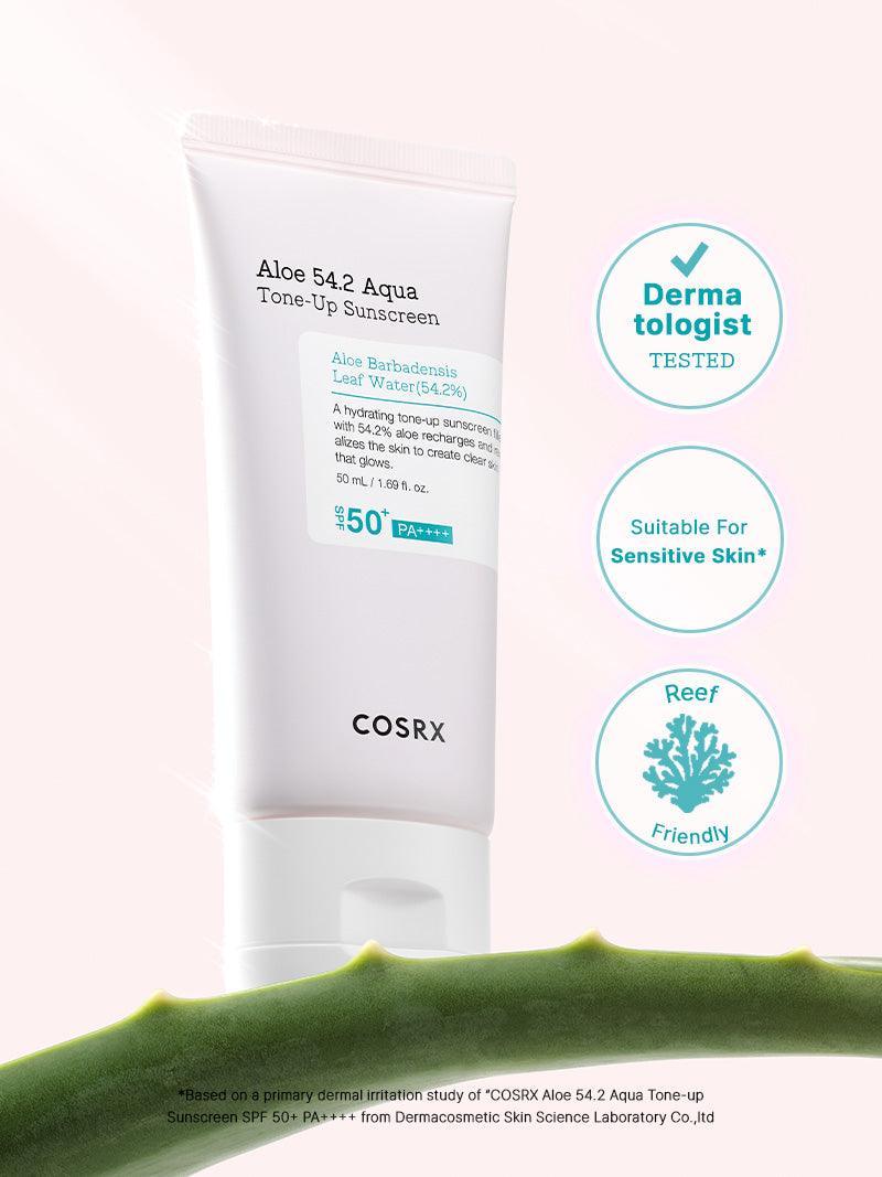 COSRX - Aloe 54.2 Aqua Tone - Up Sunscreen (Original) - Zambeel