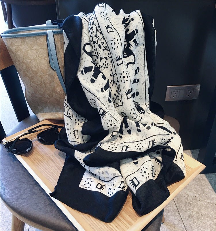 Cotton And Linen Ethnic Style Fake Sunscreen Scarf - Zambeel