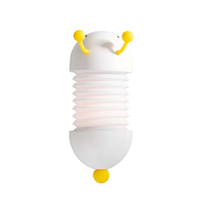 Creative Caterpillar Night Light Bedside Lamp LED USB Charging Wall Lamp with Magnet Extendable Soft Bedroom Light - Zambeel