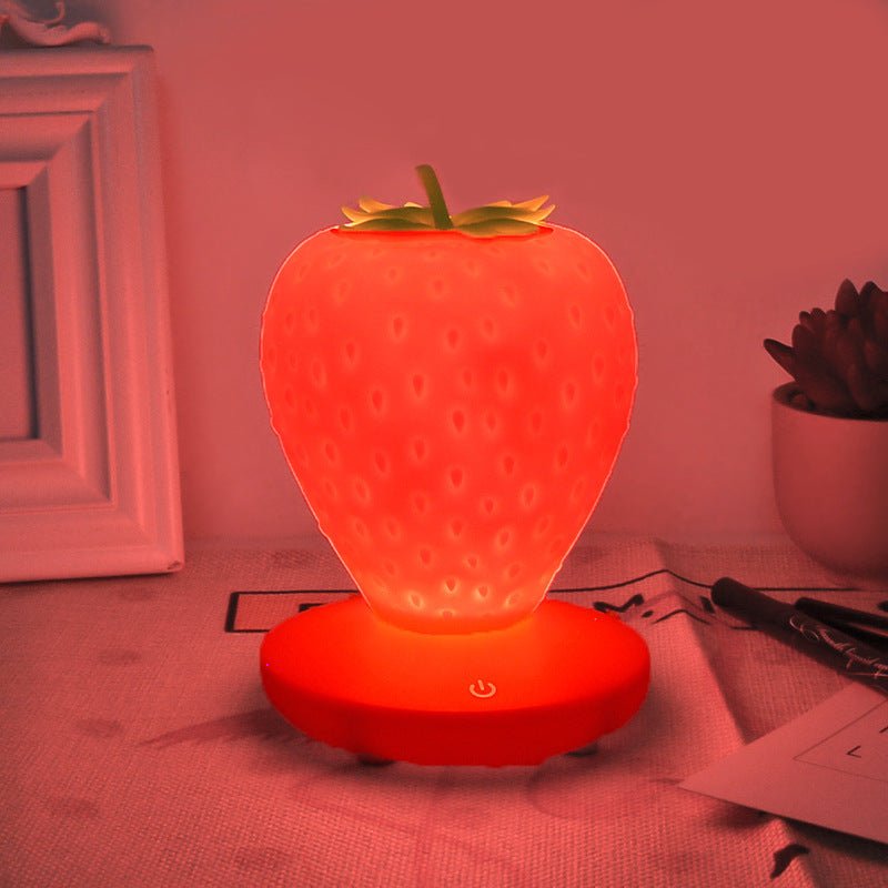 Creative Charging Strawberry Lamp Usb Three - Speed Dimming - Zambeel