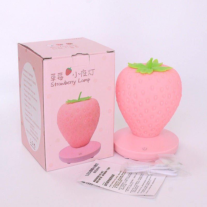 Creative Charging Strawberry Lamp Usb Three - Speed Dimming - Zambeel