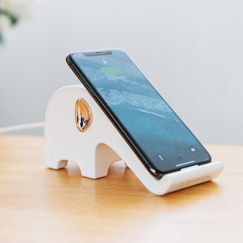 Creative Elephant Mobile Phone Wireless Charger Desktop Wireless Fast Charge - Zambeel
