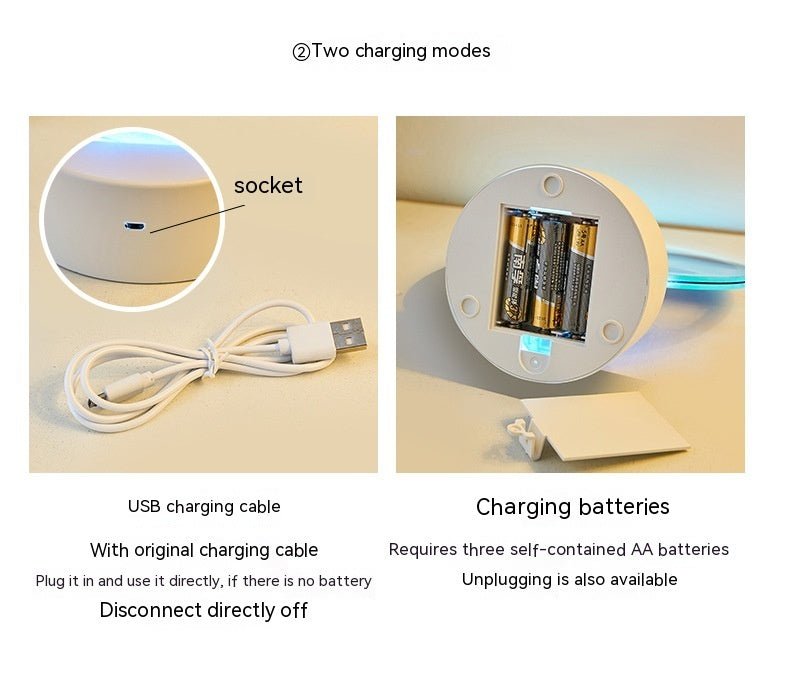 Creative Gift Quicksand Lamp Decorative Lamp - Zambeel