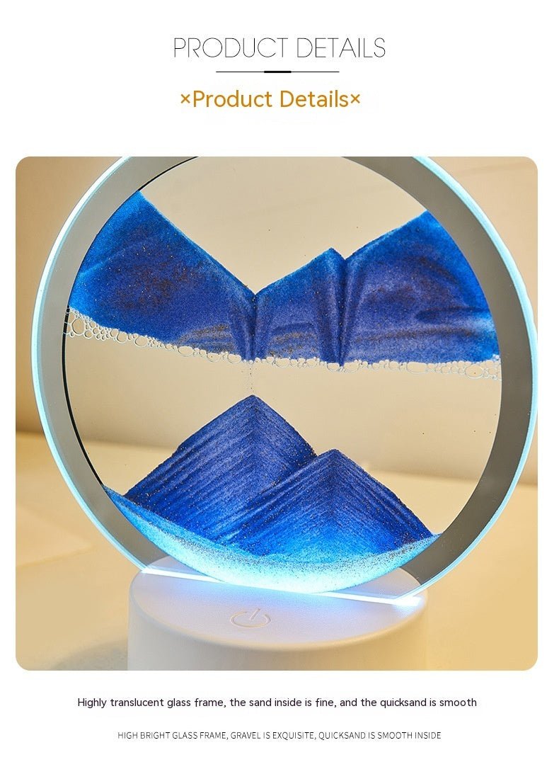 Creative Gift Quicksand Lamp Decorative Lamp - Zambeel
