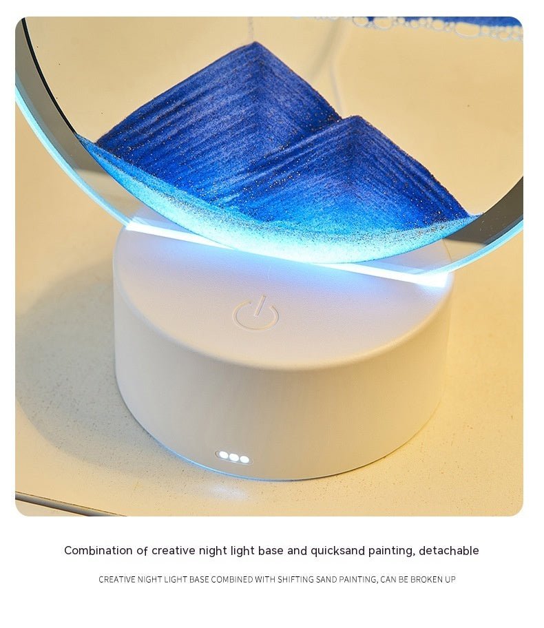 Creative Gift Quicksand Lamp Decorative Lamp - Zambeel