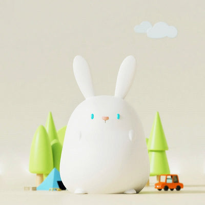 Creative Home Decoration Bunny Shape Silicone Night Light - Zambeel