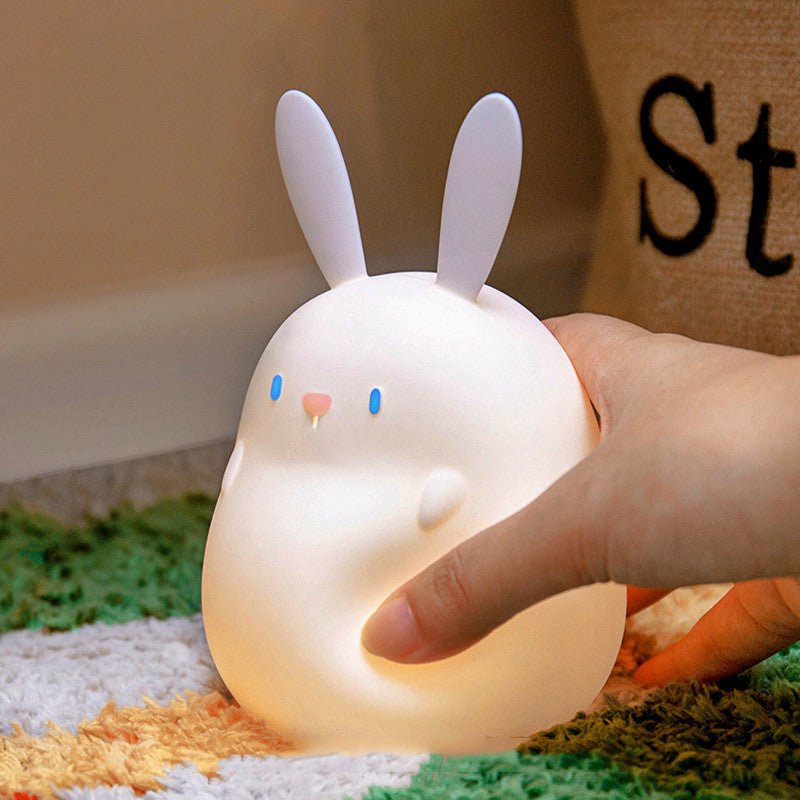 Creative Home Decoration Bunny Shape Silicone Night Light - Zambeel
