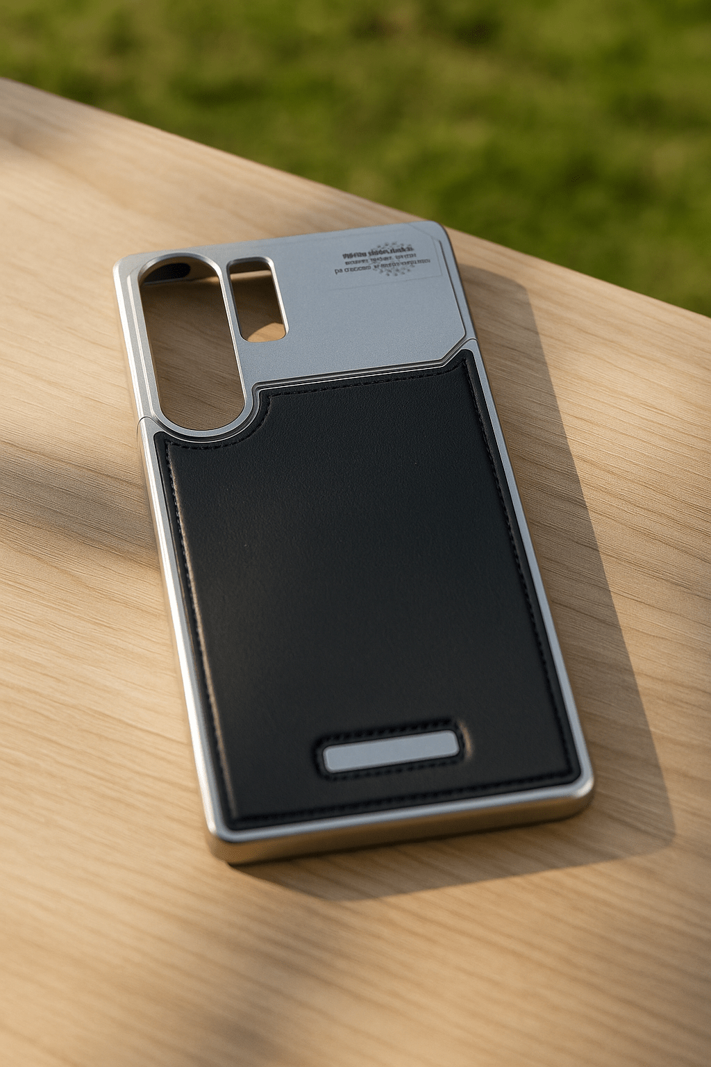 Creative Leather Patch Phone Case - Zambeel