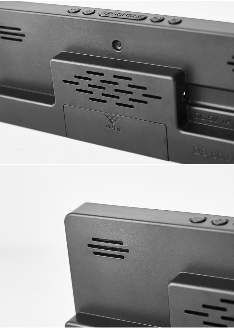 Creative Multi - functional Electronic Clock Simple Large Screen Clock Multi - group Alarm - Zambeel