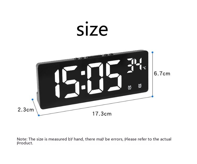 Creative Multi - functional Electronic Clock Simple Large Screen Clock Multi - group Alarm - Zambeel