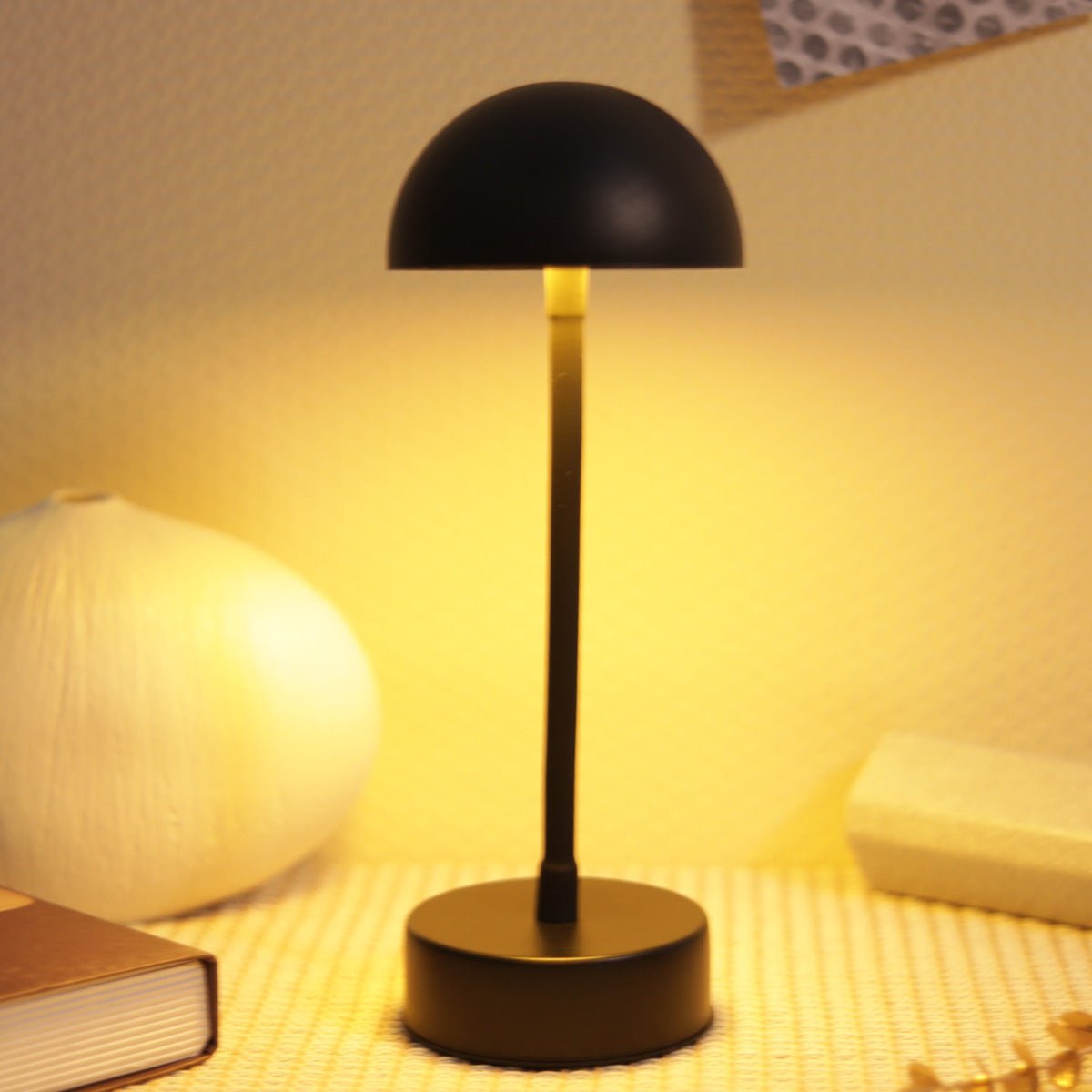 Creative Mushroom Table Lamp Simple LED Atmosphere Warm Light Small Night Lamp - Zambeel