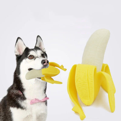 Creative Pet TPR Banana Pet Interactive Toy Supplies - Zambeel
