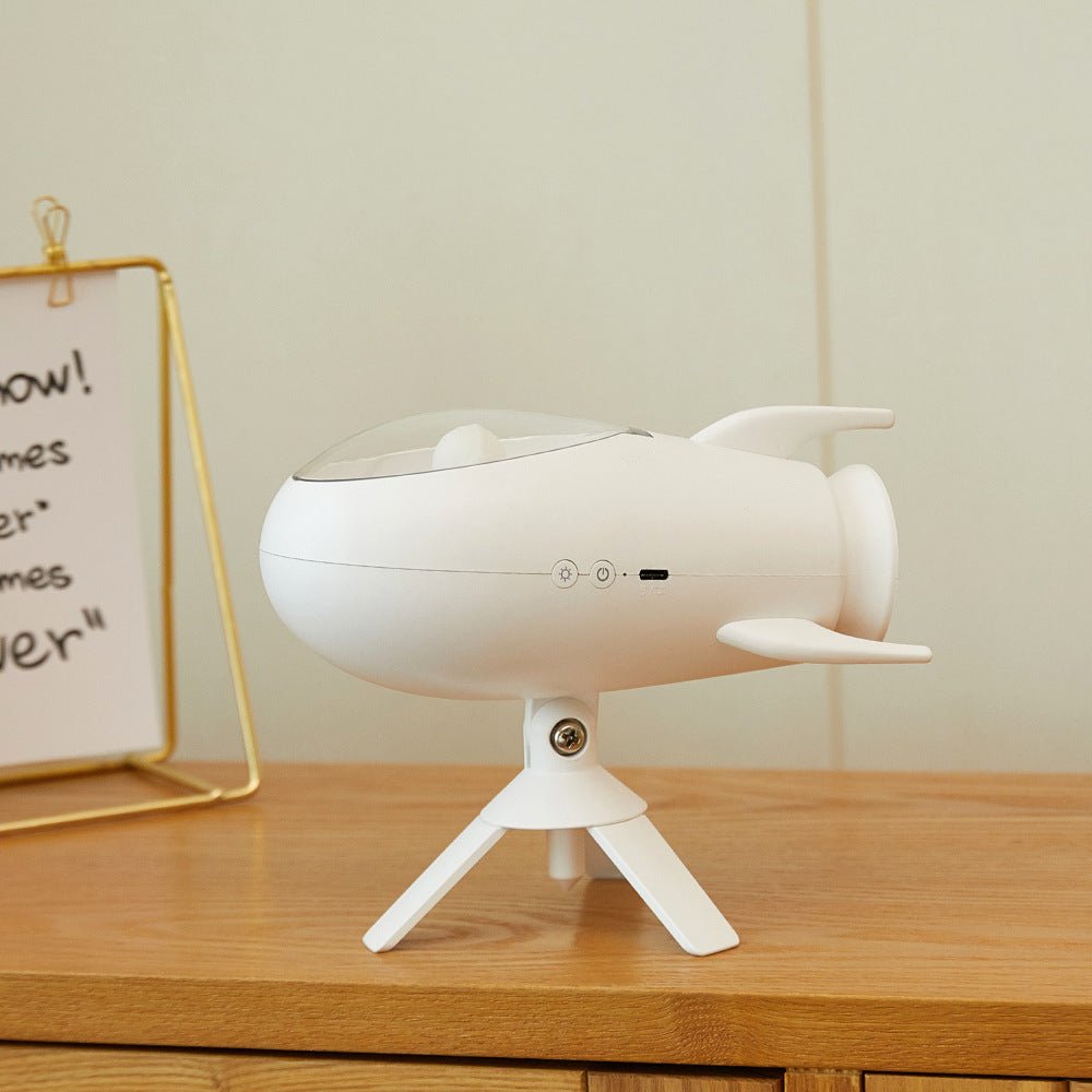 Creative Rocket Shape Bluetooth Speaker Bedroom Small Night Lamp - Zambeel