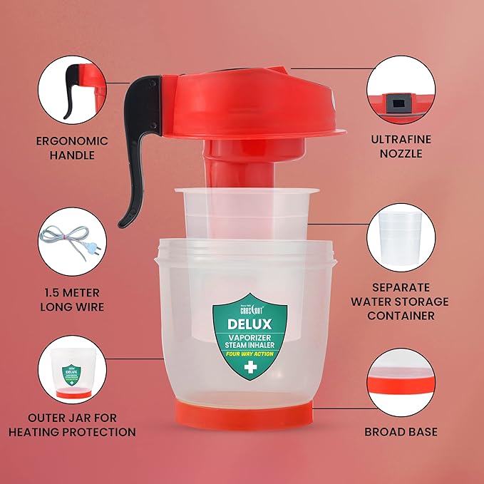 Crescent - Delux Vaporizer Steam Inhaler - Zambeel