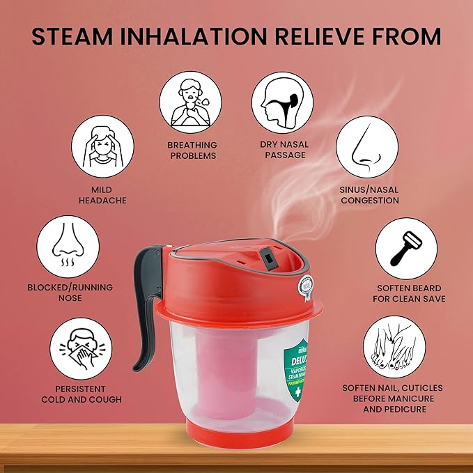 Crescent - Delux Vaporizer Steam Inhaler - Zambeel