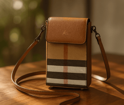 Crossbody Checkered Mini Bag - Zambeel