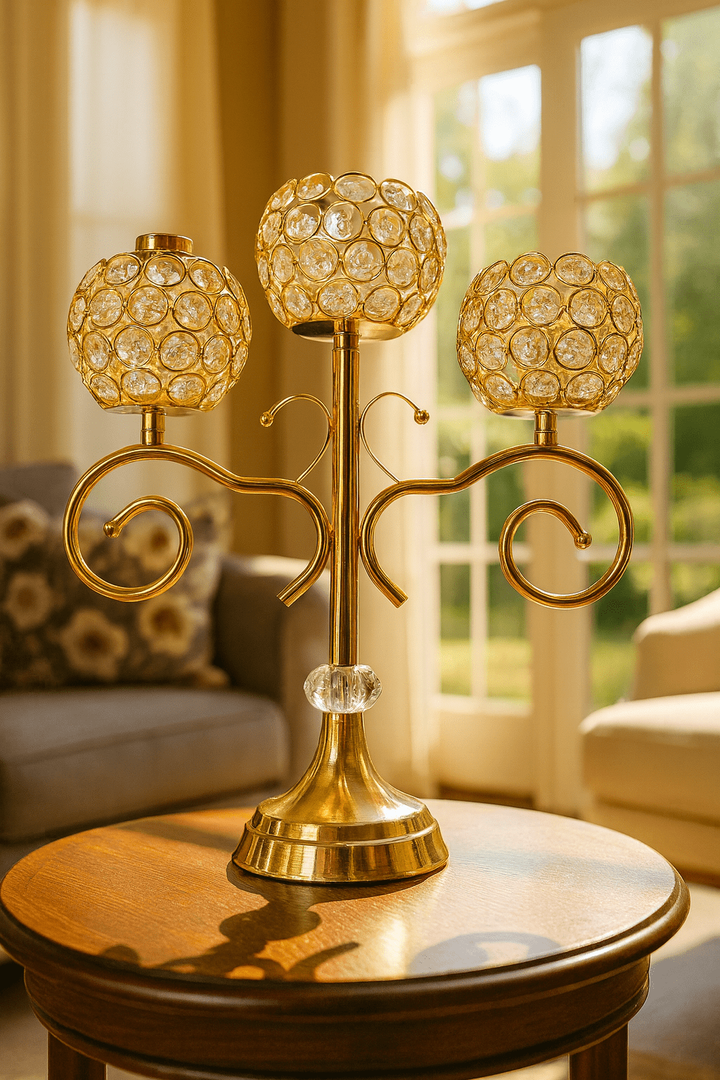 Crystal 3 - Head Candle Holder - Zambeel