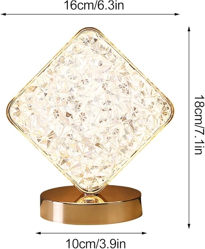 Crystal Diamond LED Table Lamp - Zambeel