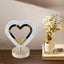 Crystal LED Heart - Shaped Table Lamp - Zambeel