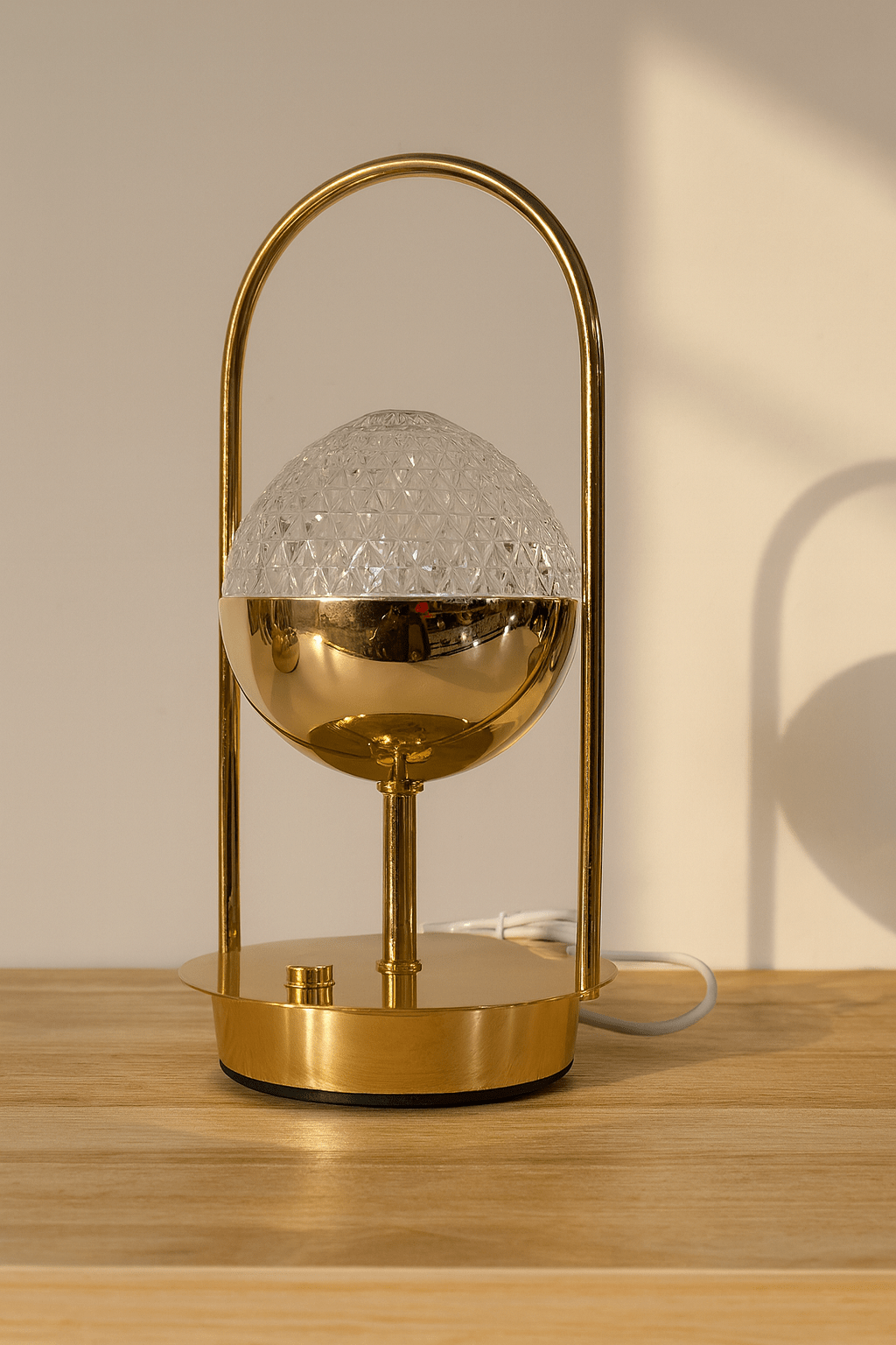 Crystal Patterned Decorative Table Lamp - Zambeel