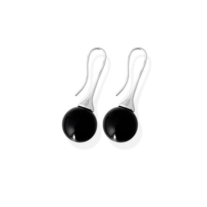 Crystal Round Beads All - match Earrings Women - Zambeel