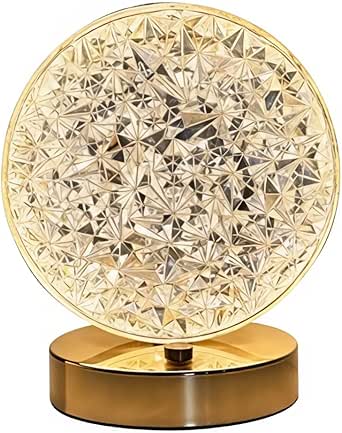 Crystal Round LED Table Lamp - Zambeel