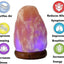 Crystal Salt USB Natural Colorful Color Changing Warm White Led Mineral Small Night Lamp - Zambeel