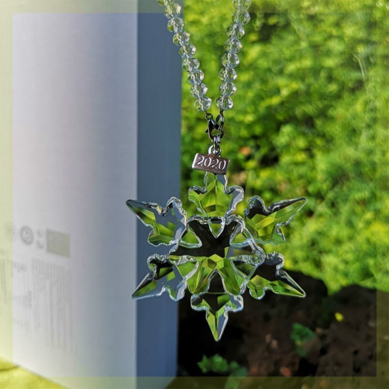 Crystal Snowflake Car Hanging Car Ornaments Car Pendant - Zambeel