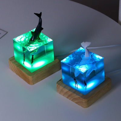 Cube Decoration Luminous Mini Small Night Lamp - Zambeel