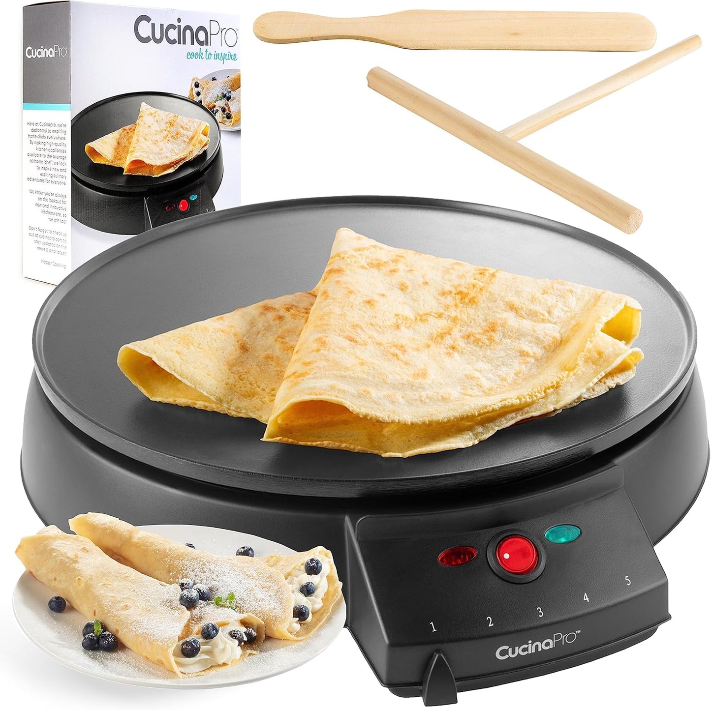 CucinaPro - Electric Crepe Maker - Zambeel