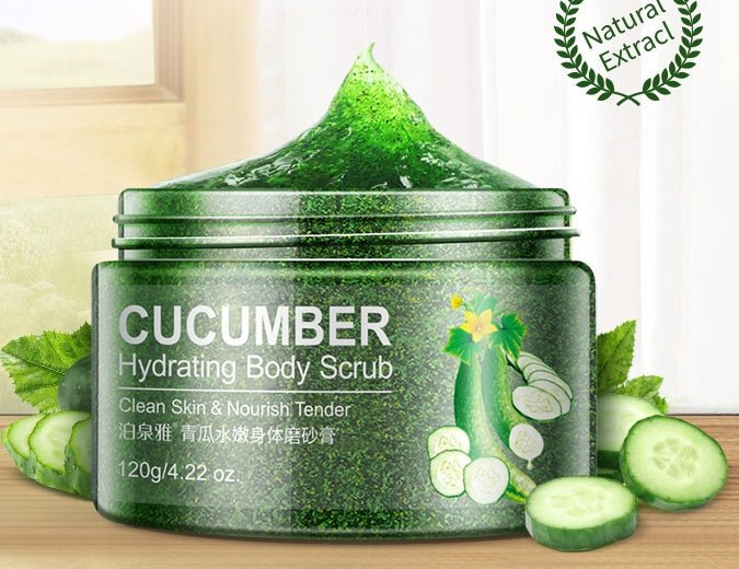Cucumber Skin Beautiful White Skin Peels Facial Scrub - Zambeel