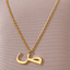 Custom Arabic Initial Necklace - Zambeel