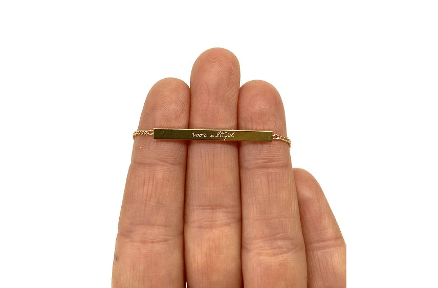 Custom Bar Bracelet - Zambeel