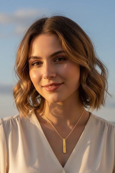 Custom Bar Necklace - Zambeel