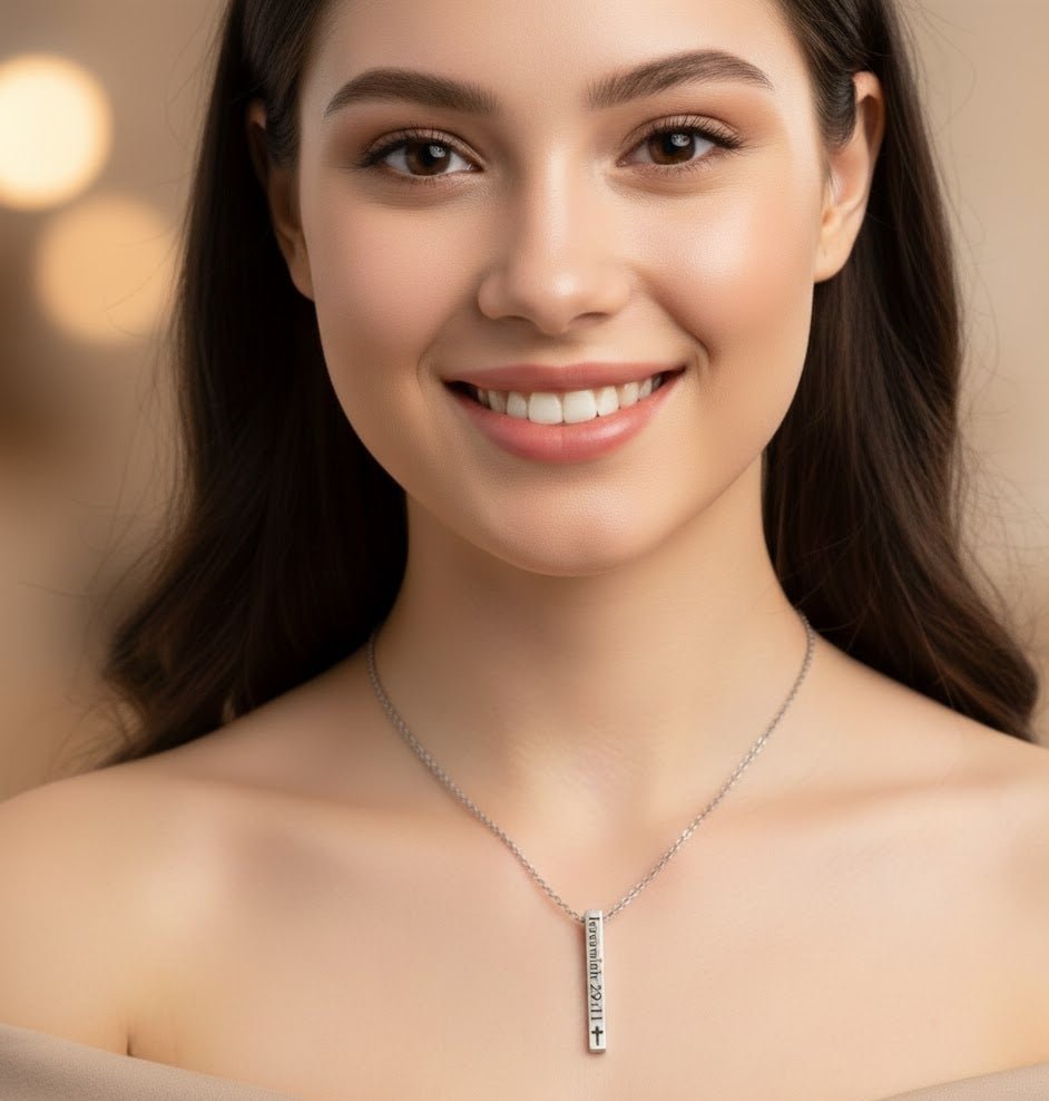 Custom Bar Necklace - Zambeel