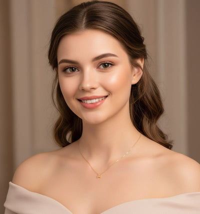 Custom English Initial Necklace - Zambeel