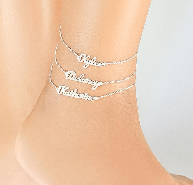 Custom Name Anklet - Zambeel