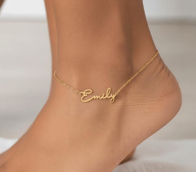 Custom Name Anklet - Zambeel