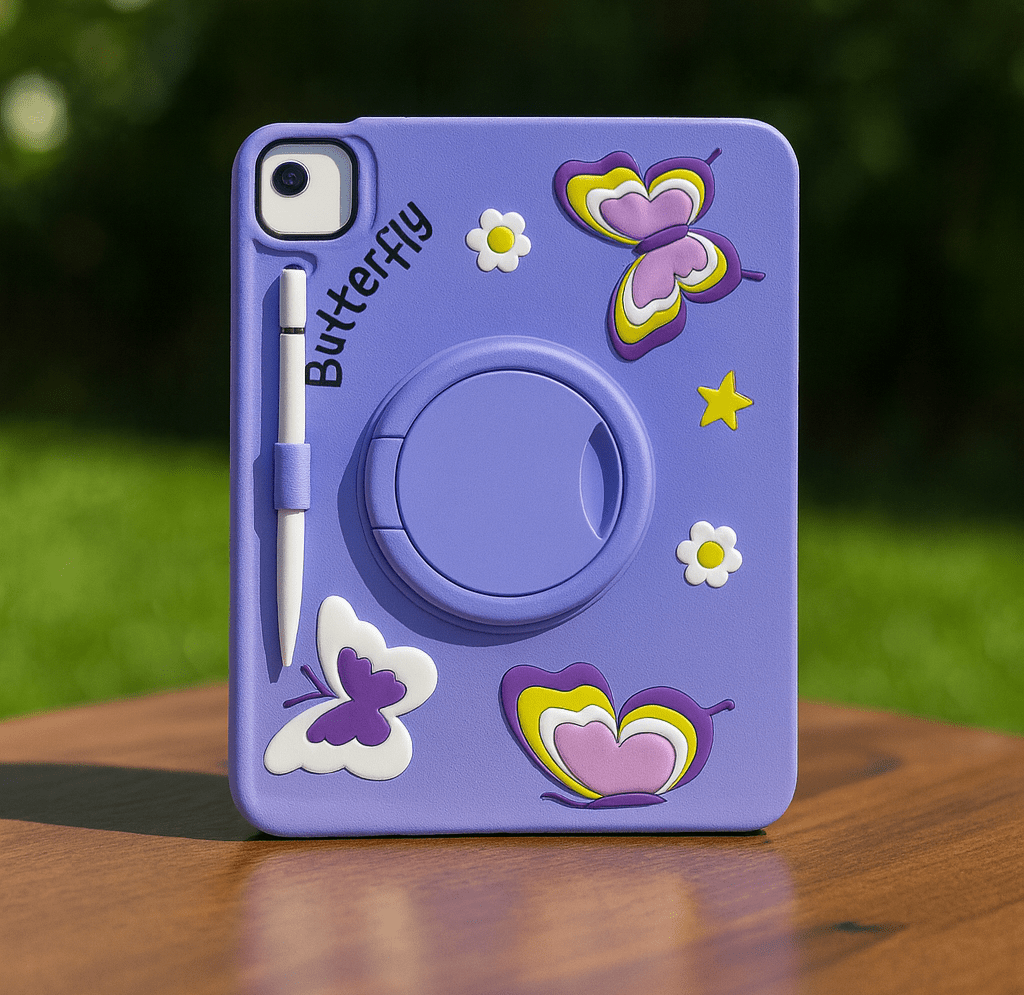 Cute Cartoon iPad Protective Case with Stand - Zambeel