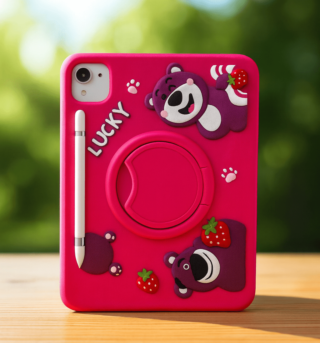 Cute Cartoon iPad Protective Case with Stand - Zambeel