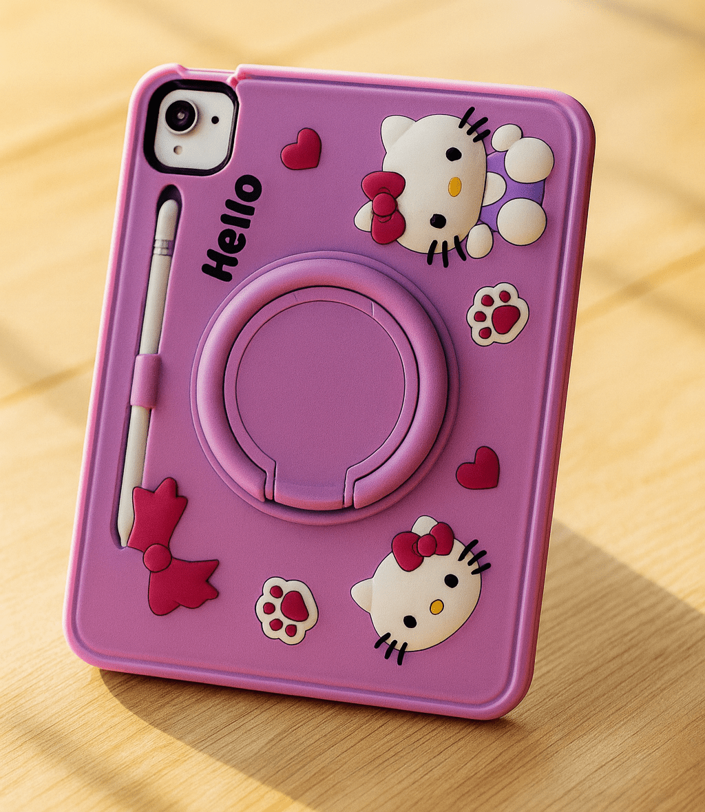Cute Cartoon iPad Protective Case with Stand - Zambeel
