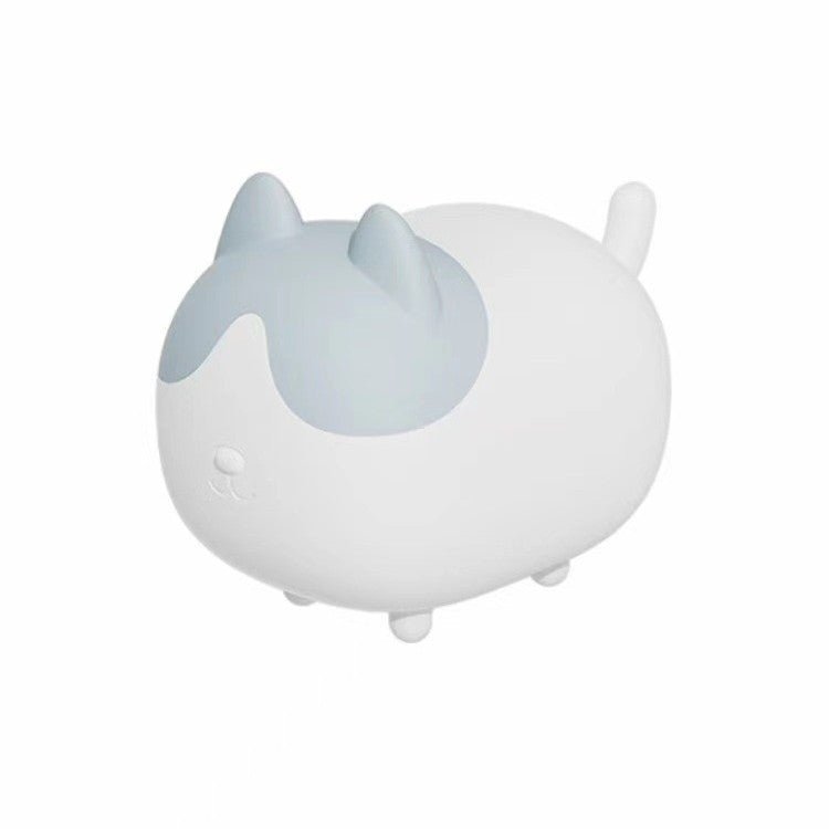Cute Cat Silicone Bedroom Bedside Lamp - Zambeel