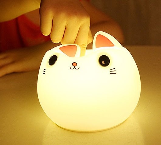 Cute Cat Silicone LED Lamp - Zambeel
