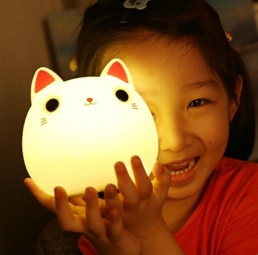 Cute Cat Silicone LED Lamp - Zambeel