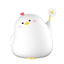 Cute Chicken Night Light Silicone Atmosphere Small Night Lamp - Zambeel