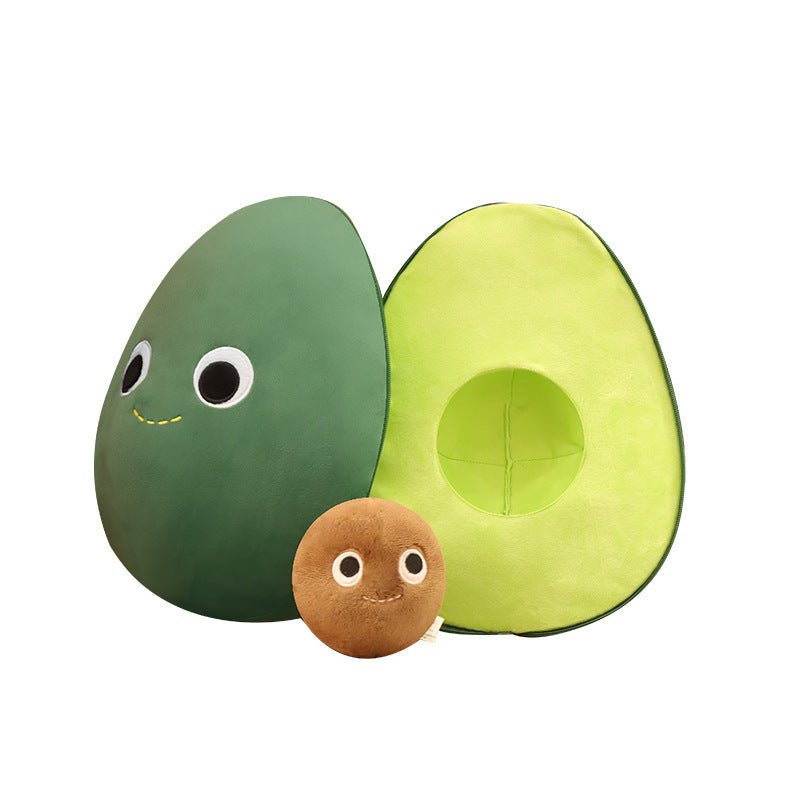 Cute Fruit Avocado Plush Toy Stuffed Doll Baby Kids Children Girls Boys Creativey Birthday Gift Sofa Cushion Home Room Decor - Zambeel
