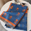 Cute Kitten Plaid Contrast Color Cashmere Shawl Scarf - Zambeel