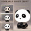 Cute Panda Touch Dimming Night Light Bedroom Bedside Light - Zambeel