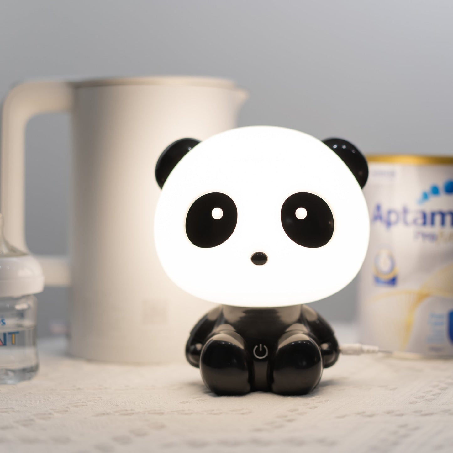 Cute Panda Touch Dimming Night Light Bedroom Bedside Light - Zambeel
